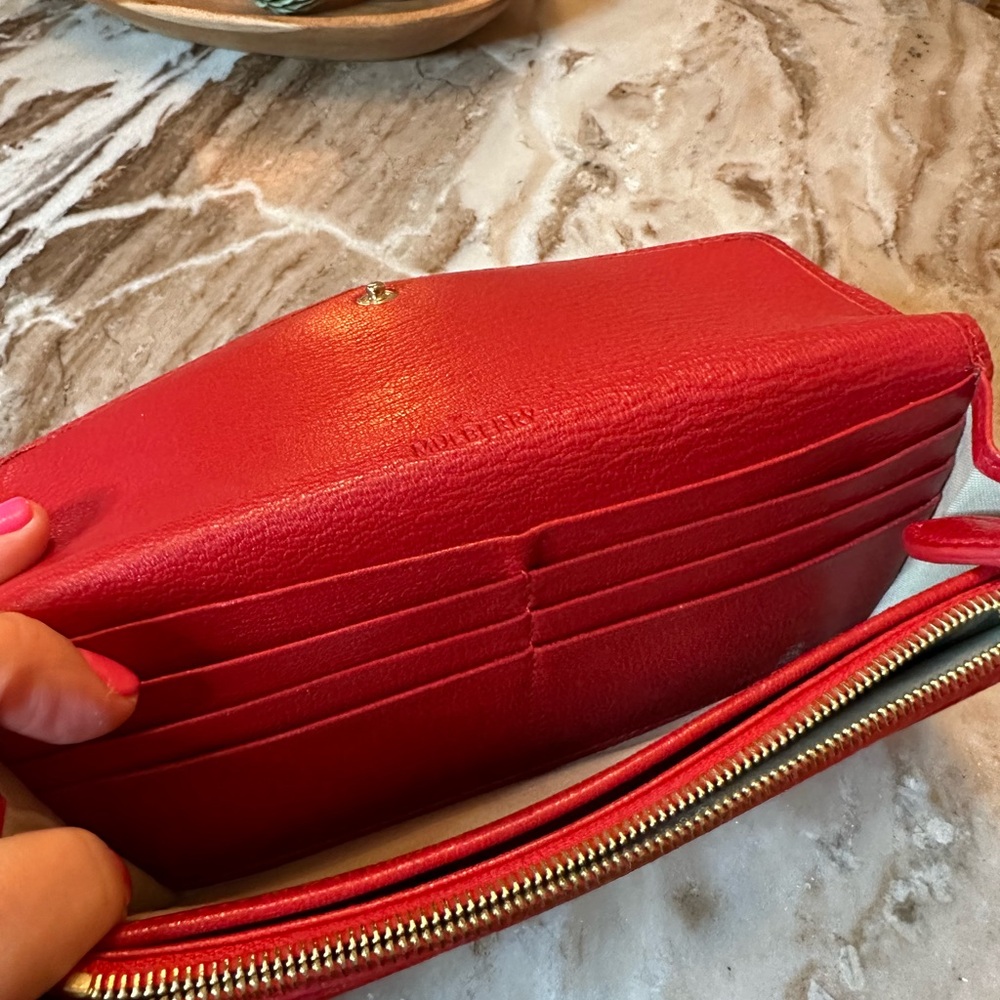 Red Mulberry wallet - Picture 4 of 5